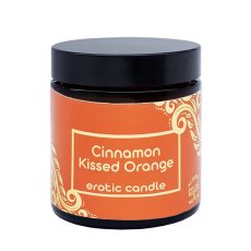 AURORA, Erotická svíčka Erotická vonná svíčka Cinnamon Kissed Orange
