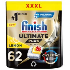 Finish, Ultimate Plus kapsułki do zmywarki Lemon 62szt