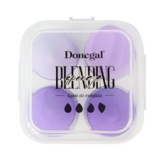 Donegal, Blending Sponge hubky na líčenie v puzdre 4ks. 4345