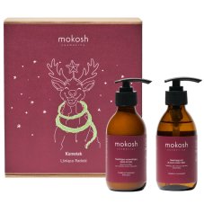 Mokosh Zestawy prezentowe Kometek Shining Joy set hydratační gel na mytí těla a rukou 200ml + hydratační a rozjasňující tělové mléko 200ml