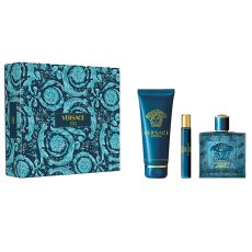 Versace Eros set parfémový sprej 100ml + sprchový gel 150ml + parfémový sprej 10ml