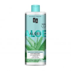 AA, Aloe 100% výťažok z aloe vera upokojujúce a hydratačné micelárne mlieko 400ml
