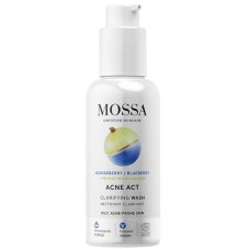 MOSSA Acne Act čisticí gel na nedokonalou pleť s angreštem a borůvkami 140ml