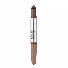 Clinique High Impact Shadow Play™ Shadow + Definer oboustranný oční stín ve formě tyčinky Double Latte 1,9 g