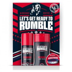Rumble Men, Original zestaw dezodorant do ciała w sprayu 150ml + żel pod prysznic 250ml