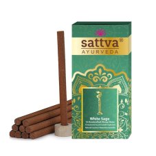Sattva vonné tyčinky pilířové kadidlo White Sage 10ks