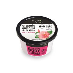 Organic Shop, Japanese Camellia Body Cream odmładzający krem do ciała Camellia & 5 Oils 250ml