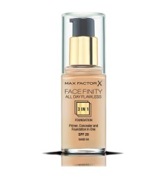 Max Factor Facefinity All Day Flawless, Make-up, 30 ml, 60 Sand