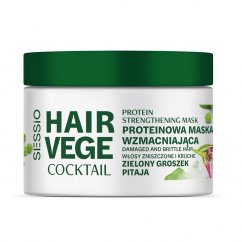 Sessio, Hair Vege Cocktail proteínová posilňujúca maska Green Pea and Pitaya 250g
