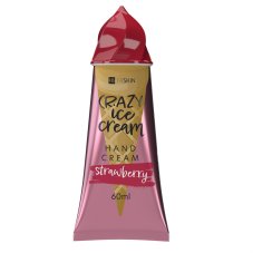 HiSkin, Crazy Ice Cream krém na ruce Jahoda 60ml
