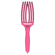 Olivia Garden, FingerBrush Combo Medium szczotka do włosów Hot Pink