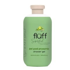 Fluff, sprchový gél Detoxikačný sprchový gél s uhorkou a zeleným čajom 500 ml