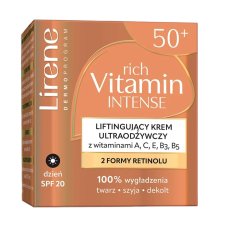 Lirene Rich Vitamin Intense nourishing day cream with SPF20 protection factor 50 ml