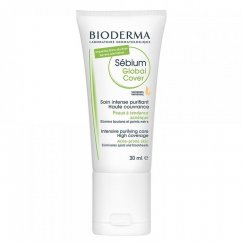 Bioderma, Sebium Global Cover barevný krém proti akné na obličej 30ml