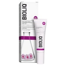 BIOLIQ, 45+ zpevňující a vyhlazující krém na oči a rty 15ml