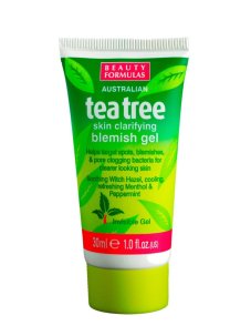 Beauty Formulas, Tea Tree Skin Clarifying Blemish Gel spot treatment 30ml