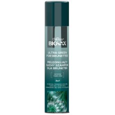 BIOVAX, Ultra Green suchy szampon dla brunetek 200ml