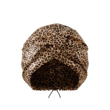 Glov Glamorous satin sleep cap Cheetah double-layer satin sleep cap