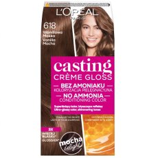 L'Oréal Paris, farba na vlasy Casting Creme Gloss 618 Vanilla Mocha