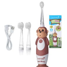 Brush-Baby, sonický zubní kartáček WildOnes pro děti 0-10l Monkey