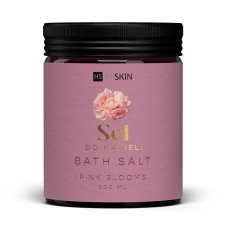 HiSkin, Lady Flowers pivonka a ruža soľ do kúpeľa 200 ml