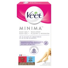 Veet, Minima Easy-Gel náplasti na nohy a tělo 12ks