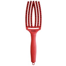 Olivia Garden FingerBrush I'm Perfection Combo Stredná kefa na rozčesávanie vlasov Red Confidence