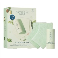 VOESH Heel Repair Duo sada regenerační balzám v tyčince 22ml + ponožky na paty Mint 1 pár