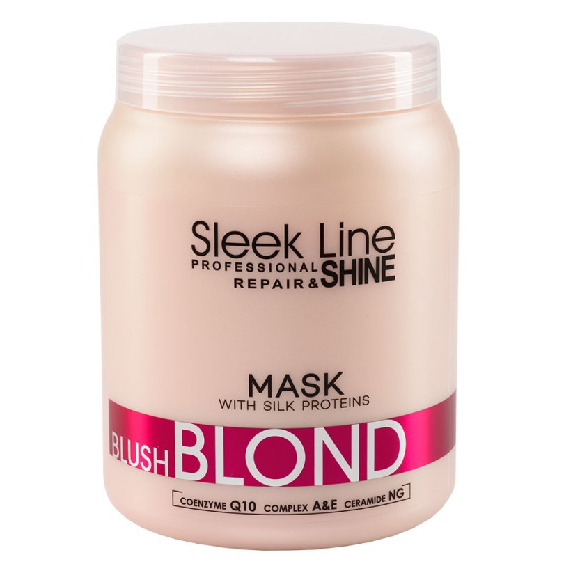 Stapiz, Sleek Line Blush Blond Mask pre blond vlasy s hodvábom 1000ml