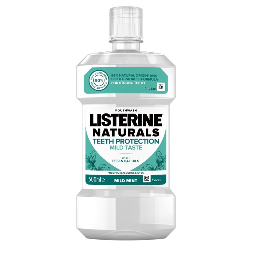 Listerine, Naturals Teeth Protection płyn do płukania jamy ustnej 500ml