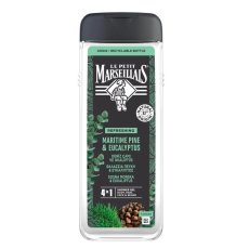 Le Petit Marseillais Shower Gel Maritime Pine & Eucalyptus Sprchový gél 4 v 1 s morskou borovicou a eukalyptom 400 ml