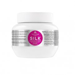 Kallos Cosmetics, KJMN Silk Hair Mask maska do włosów z oliwą z oliwek i proteinami jedwabiu 275ml