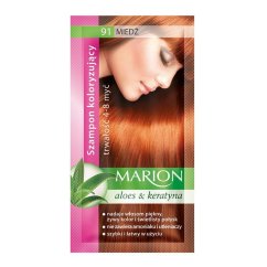 Marion, Farbiaci šampón 4-8 umytí 91 Copper 40ml