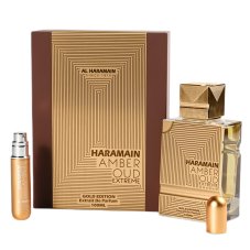 Al Haramain Amber Oud Gold Edition Extreme parfémový extrakt 100ml + plnitelný rozprašovač 10ml