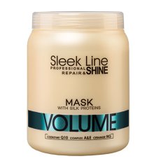 Stapiz, Sleek Line Repair Volume Mask maska do włosów z jedwabiem zwiększająca objętość 1000ml