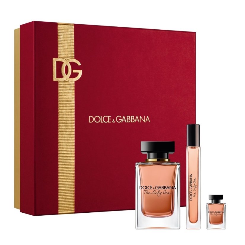 Dolce & Gabbana The Only One sada: parfémová voda ve spreji 100 ml + parfémová voda ve spreji 10 ml + miniatura parfémové vody 5 ml