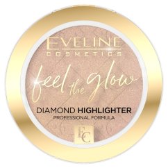 Eveline Cosmetics, Feel the Glow rozświetlacz w kamieniu 02 Beach Glow 4.2g