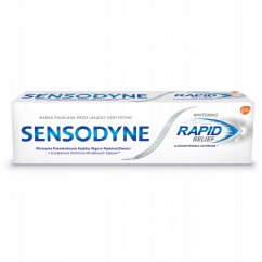 Sensodyne, bieliaca zubná pasta Rapid Relief pre citlivé zuby 75 ml