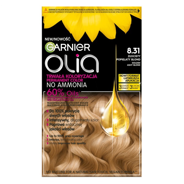 Garnier, Olia barva na vlasy 8.31 Golden Ash Blonde