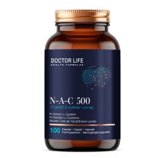Doctor Life N-A-C 500 mg doplněk stravy 100 kapslí