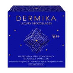 Dermika, Luxusný kolagénový krém Neocollagen 50+ na redukciu vrások na deň a noc 50ml