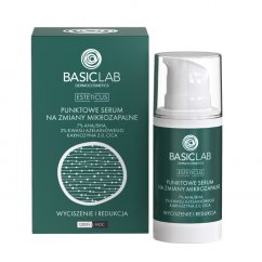 BasicLab, Esteticus punktowe serum na zmiany mikrozapalne z 7% AHA/BHA i 3% kwasu azelainowego Wyciszenie i Redukcja 15ml