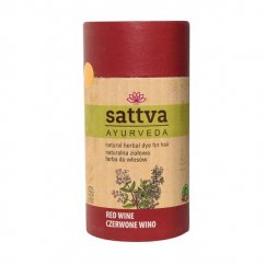 Sattva, Prírodná bylinná farba na vlasy Prírodná bylinná farba na vlasy Červené víno 150g