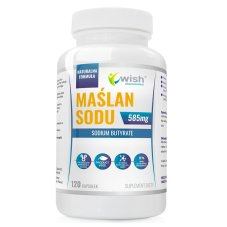 WISH Pharmaceutical Maślan Sodu 585 mg doplnok stravy 120 kapsúl