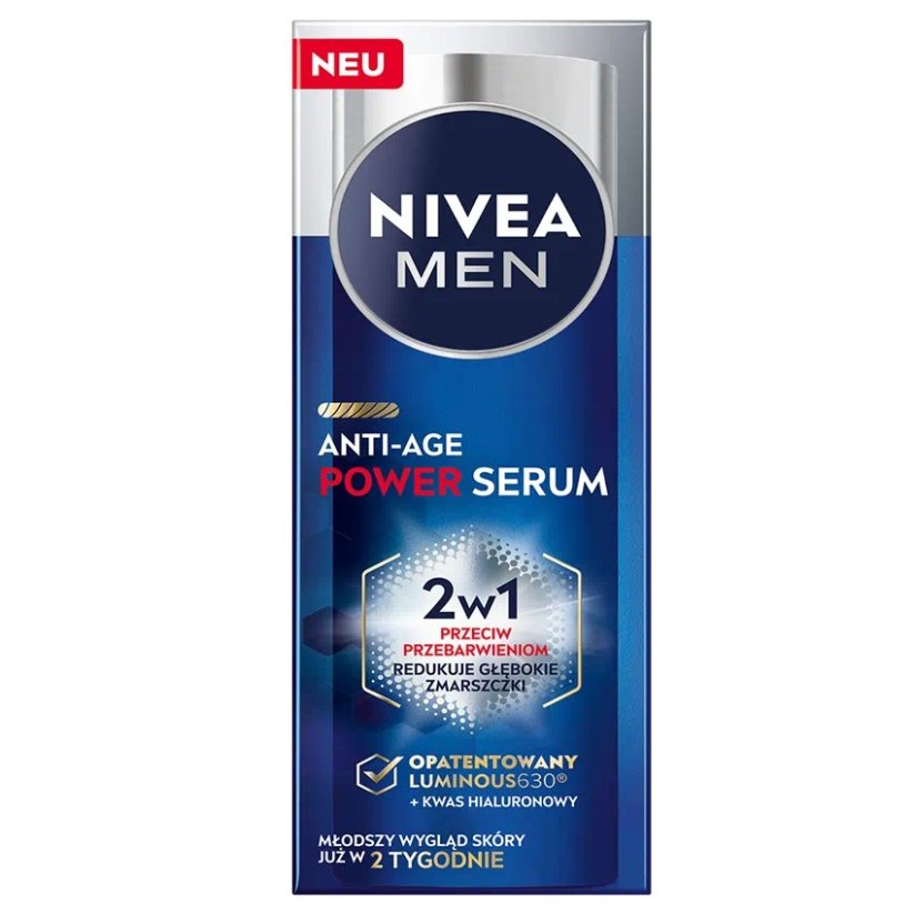 Nivea, Men Anti-Age Power Serum 2v1 intenzívne sérum proti pigmentácii 30ml