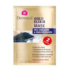 Dermacol, Gold Elixir Caviar Face Mask 2x8g