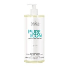 Farmona Professional, micelárna voda Pure Icon na odstránenie make-upu z tváre a očí 500 ml