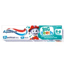 Aquafresh, Big Teeth pasta do zębów 6-8 lat Psi Patrol 50ml