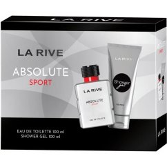 La Rive, Absolute Sport Men sada toaletná voda v spreji 100ml + sprchový gél 100ml