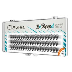 Clavier BeShaped hedvábné řasy, typ B, 10D, 12 mm